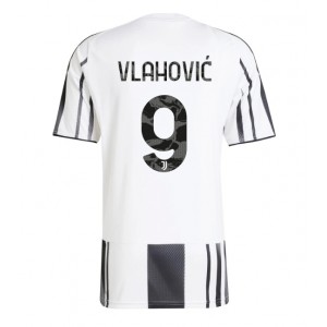 Juventus Dusan Vlahovic #9 Jalkapallovaatteet Kotipaita 2025-26 Lyhythihainen